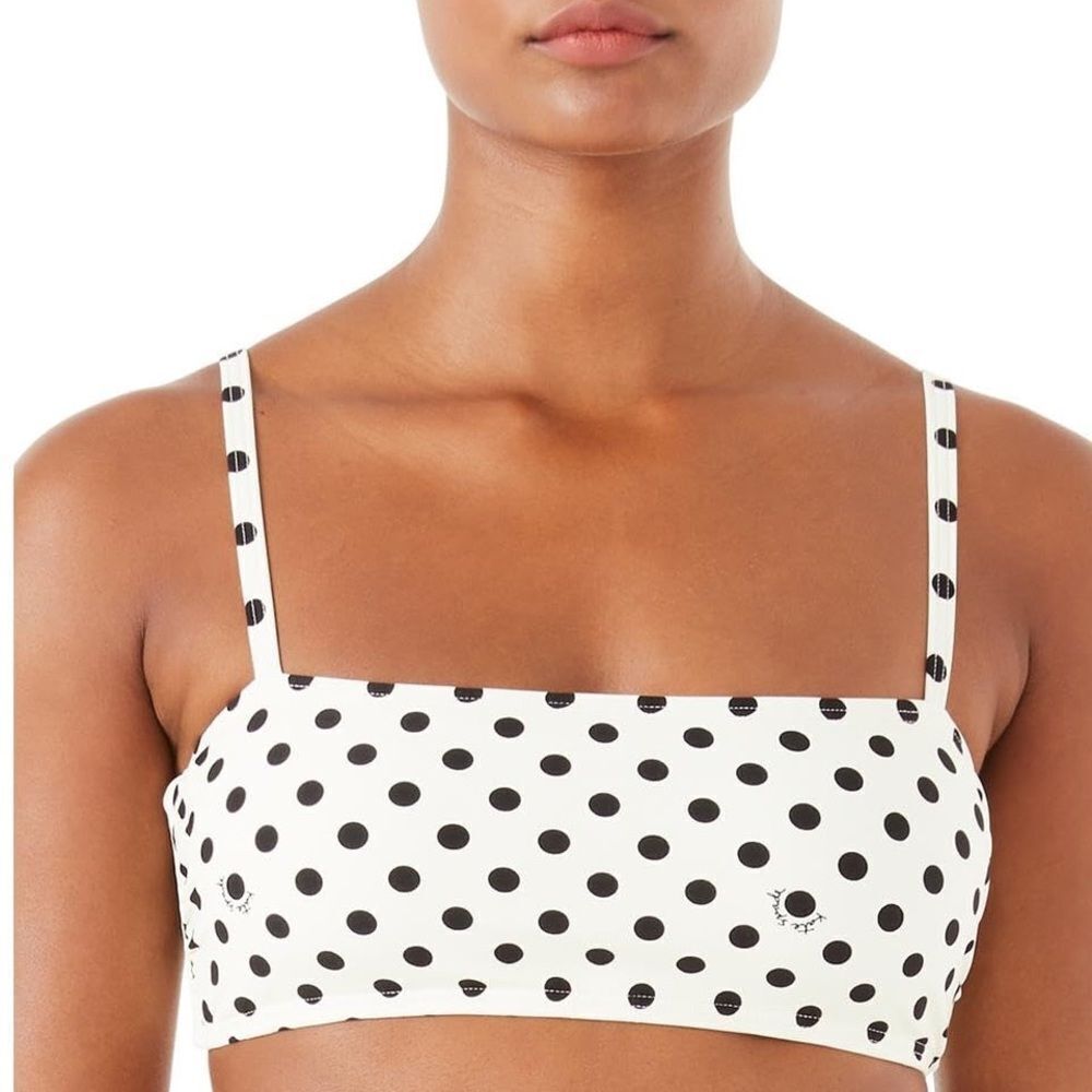 Kate Spade Polka Dot Bikini Top size M